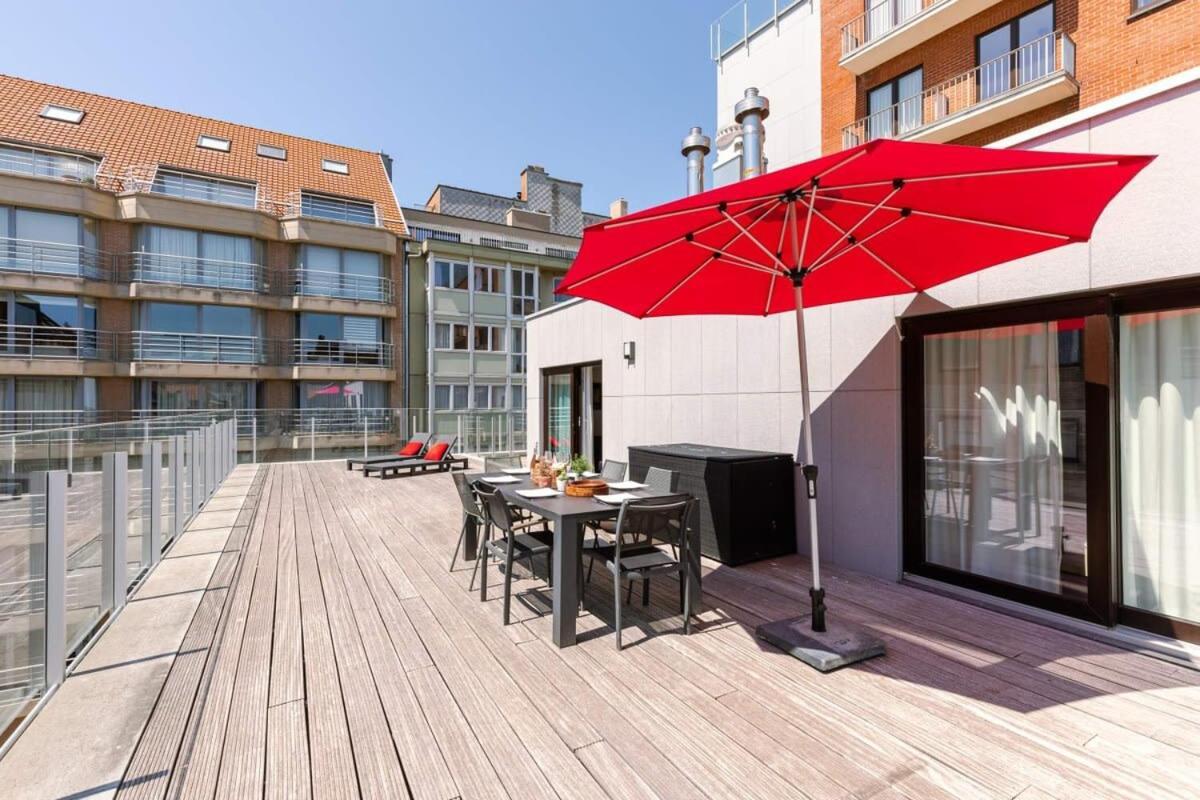 Sunny Apartment In Knokke-Heist With Big Terrace Exterior foto