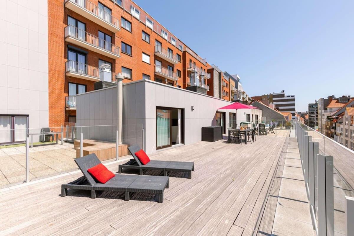 Sunny Apartment In Knokke-Heist With Big Terrace Exterior foto