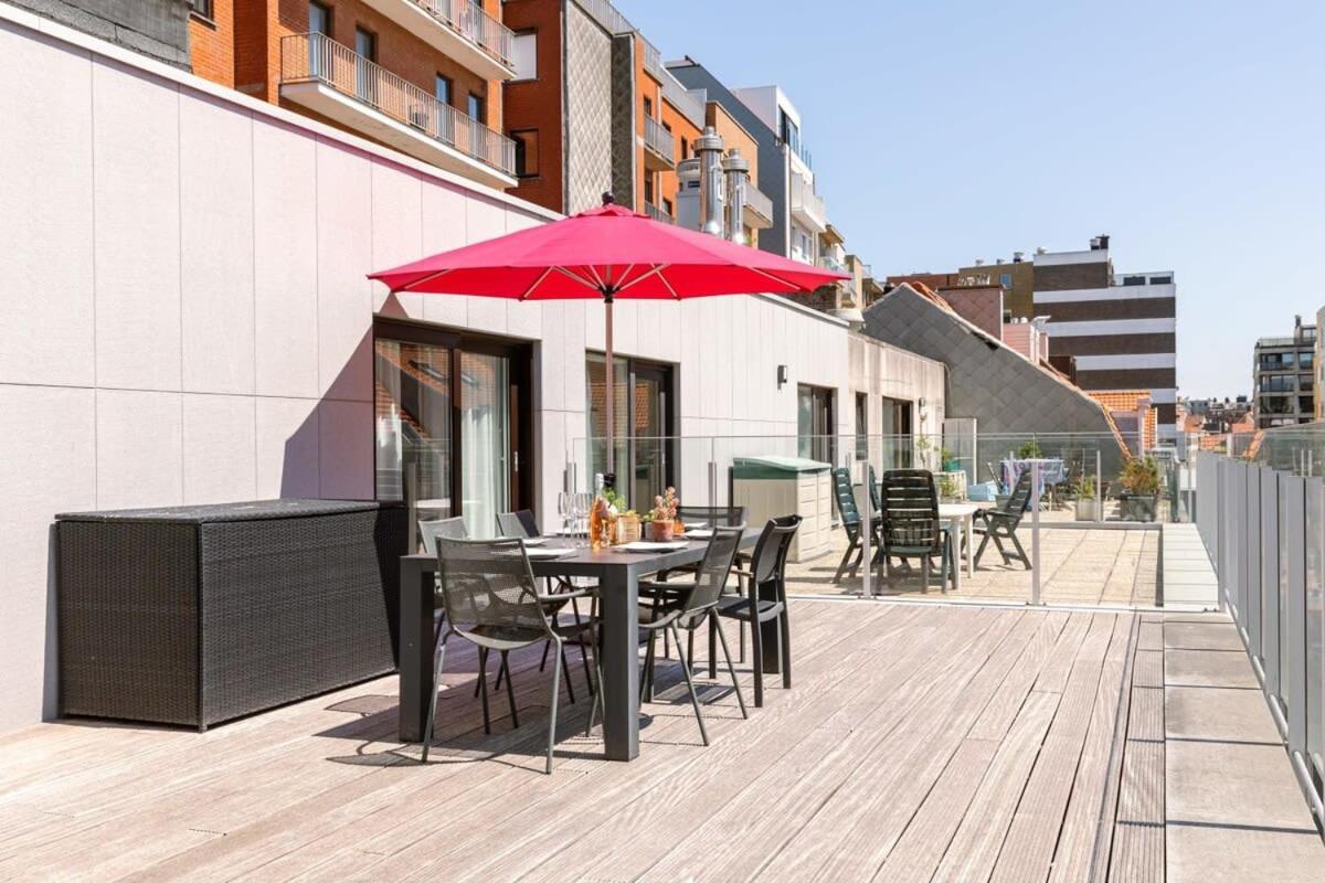 Huswell - Sunny Apartment In Knokke-Heist With Big Terrace Exterior foto