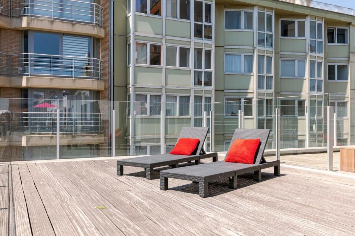 Sunny Apartment In Knokke-Heist With Big Terrace Exterior foto